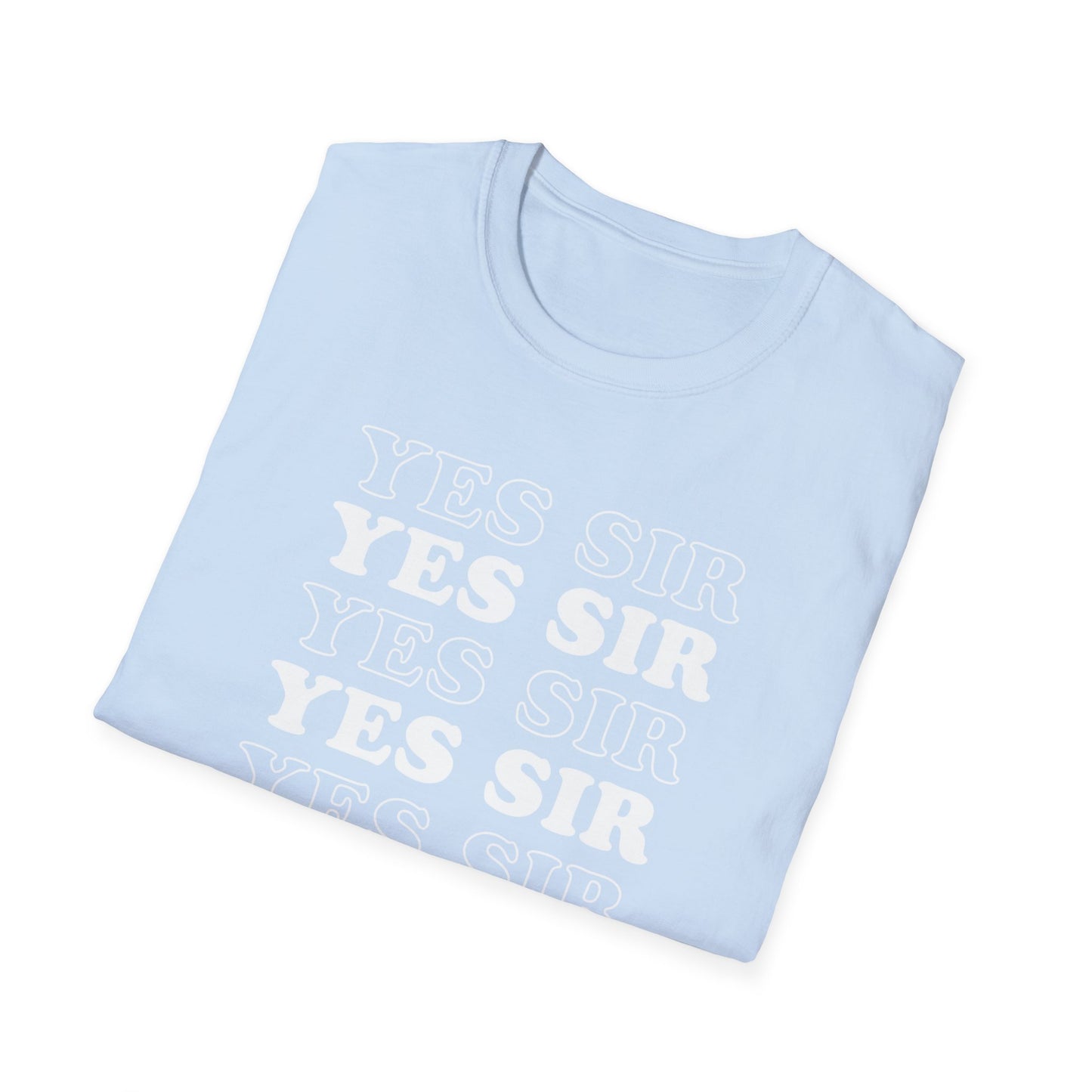 Yes Sir Adult Princess T-Shirt. Perfect Gift for your Princess Submissive Kink Partner