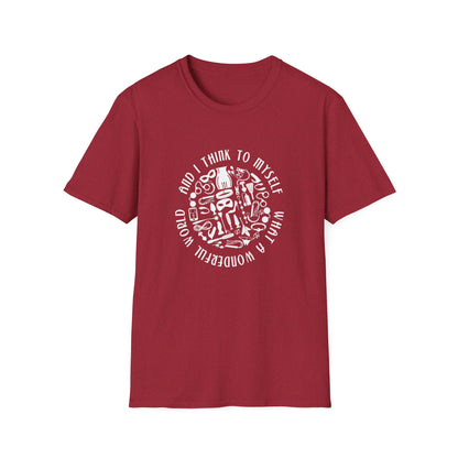 What a Wonderful World Adult Toys BDSM T-Shirt for Grownup Playtime. Perfect Gift for your BDSM Kink Parter
