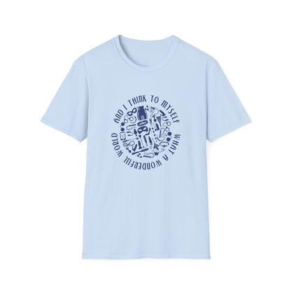 What a Wonderful World Adult Toys BDSM T-Shirt for Grownup Playtime. Perfect Gift for your BDSM Kink Parter
