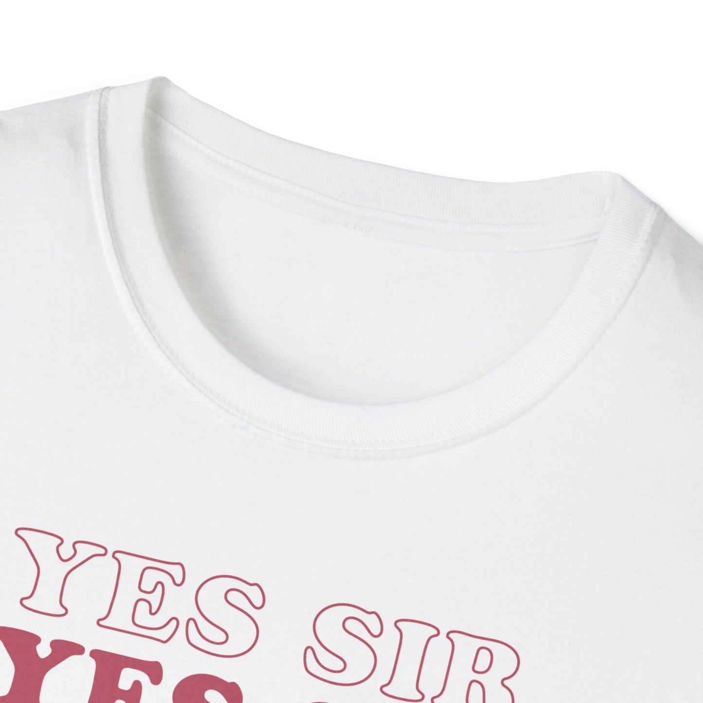 Yes Sir Adult Princess T-Shirt. Perfect Gift for your Princess Submissive Kink Partner