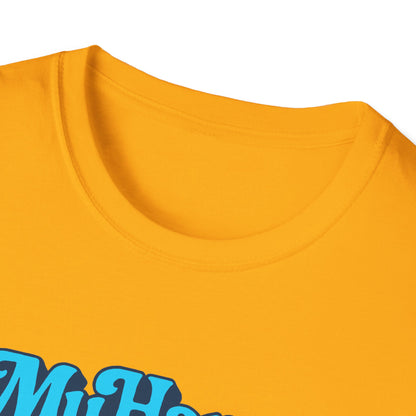 My Happy Place is On My Knees Adult T-Shirt. Perfect for Submissive Kink Playtime.
