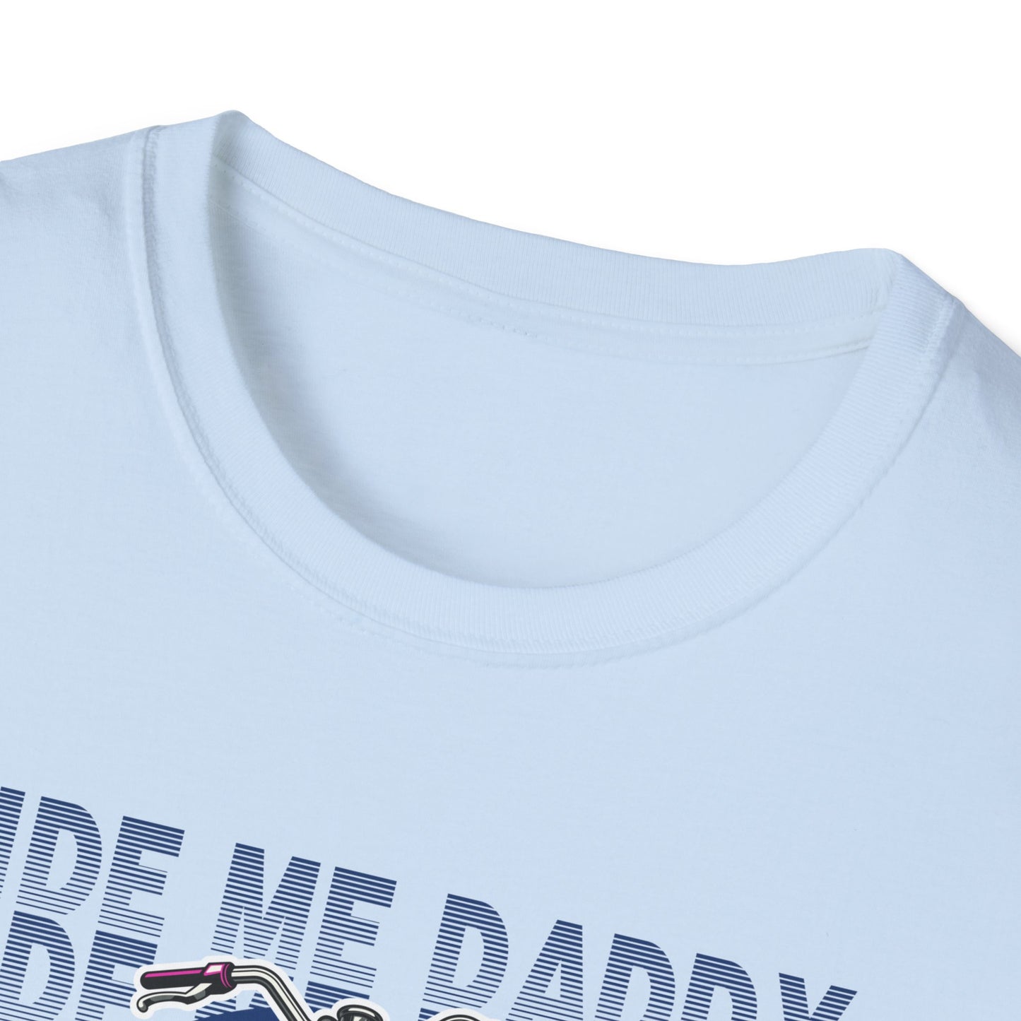 Ride Me Daddy Pop Art Inspired Motorcycle Princess T-Shirt. Spicy Motorcycle T-Shirt