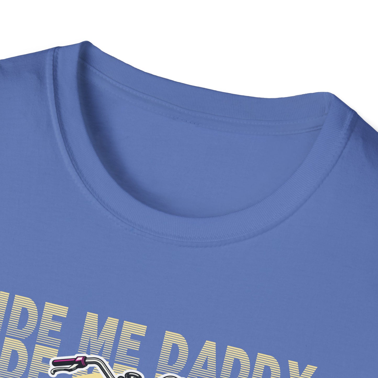 Ride Me Daddy Pop Art Inspired Motorcycle Princess T-Shirt. Spicy Motorcycle T-Shirt
